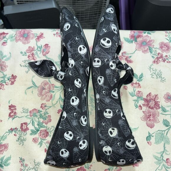 Torrid Disney Nightmare Before Christmas Jack Bats Flats Slip On Womens 10.6 - Picture 6 of 11